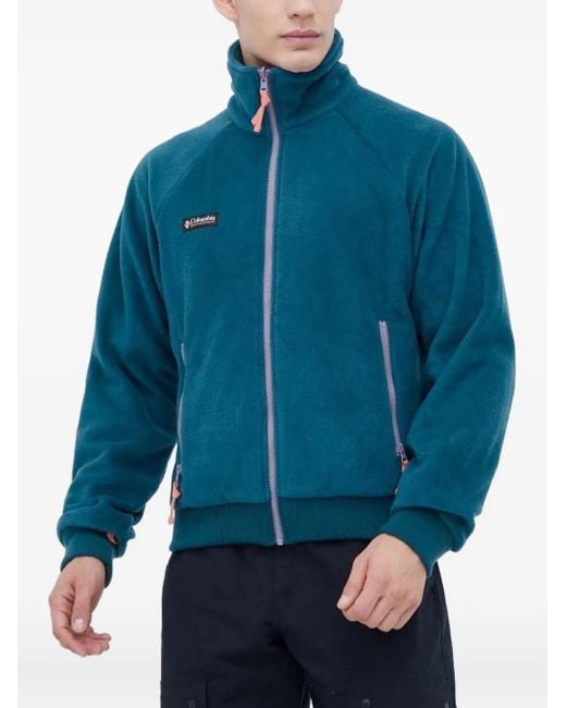 Columbia Blue Two-Tone Panelled Jacket for men
