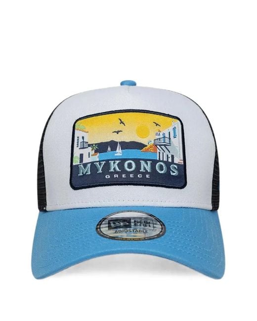 KTZ Blue Location Patch 9Forty Trucker Cap for men