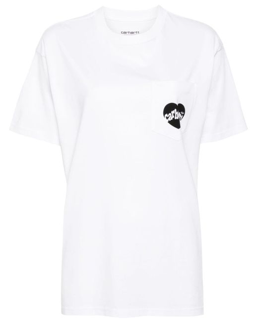 Carhartt White Amour Cotton T-shirt
