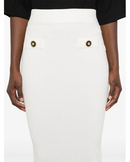 Balmain White Skirts