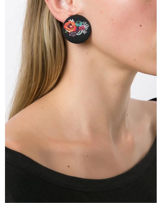 Amir Slama Multicolor 3 Pair Earring Set