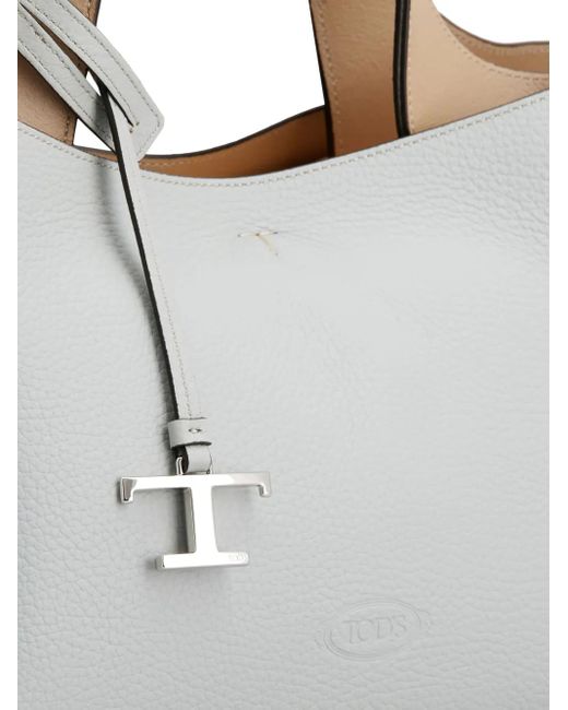 Tod's レザートートバッグ Gray