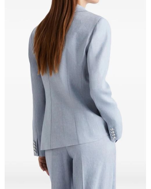 Marella Blue Double-Breasted Blazer