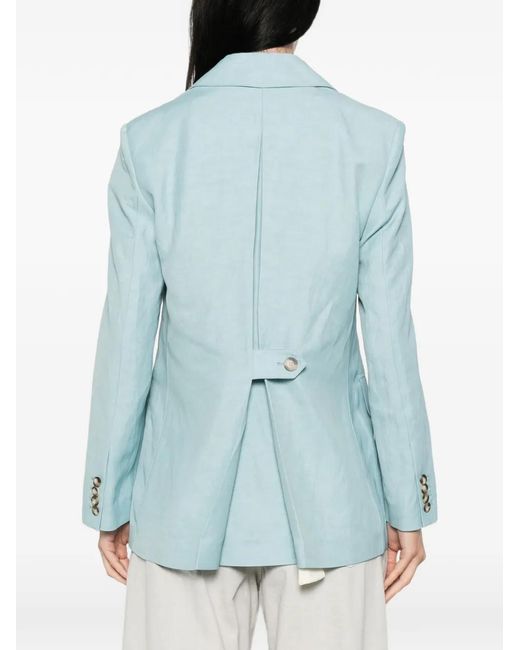 Joseph Blue Light Linen Blazer