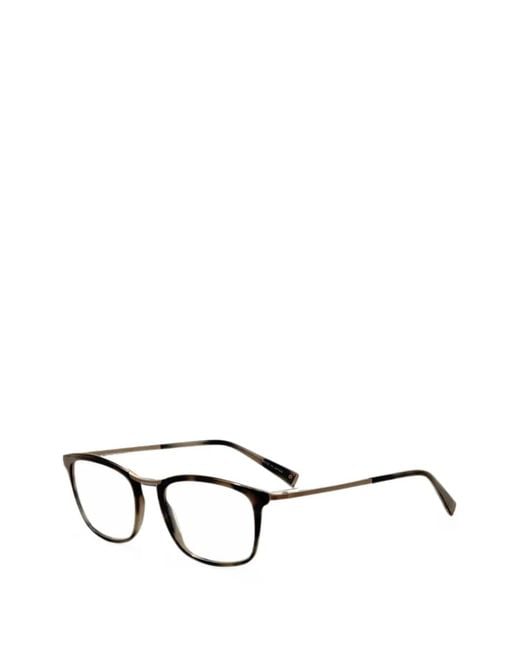 John Varvatos White Square-Frame Glasses for men