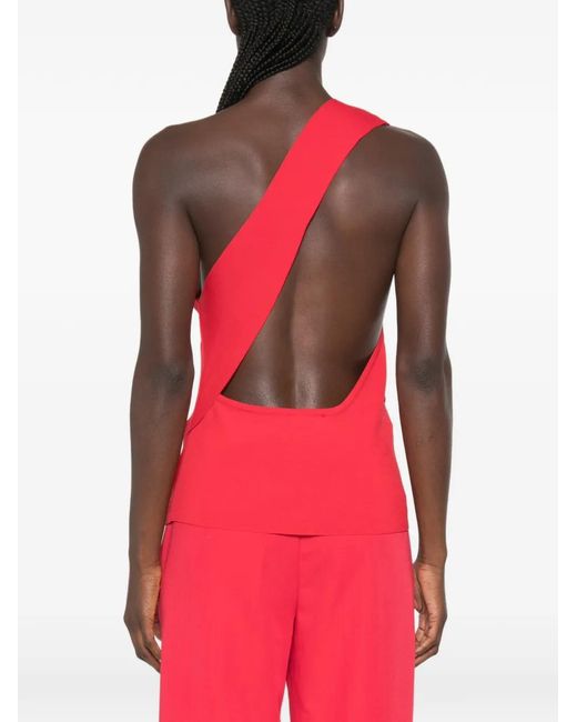 ViCOLO Red Haut À Design À Une Épaule