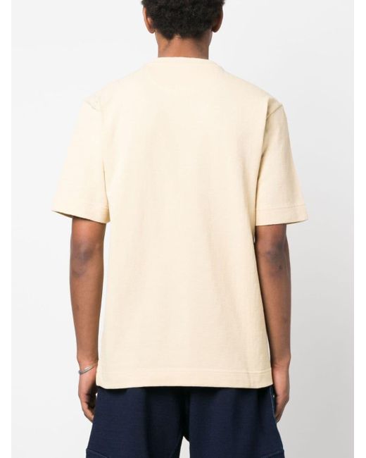 Fendi T-Shirt aus Monogramm-Jacquard in Natural für Herren