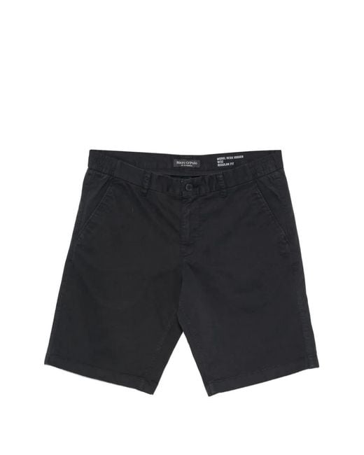 Marc O' Polo Black Reso Jogger Chino Shorts for men