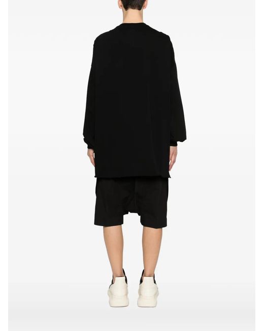 Rick Owens Black Long Sleeve T-Shirt for men