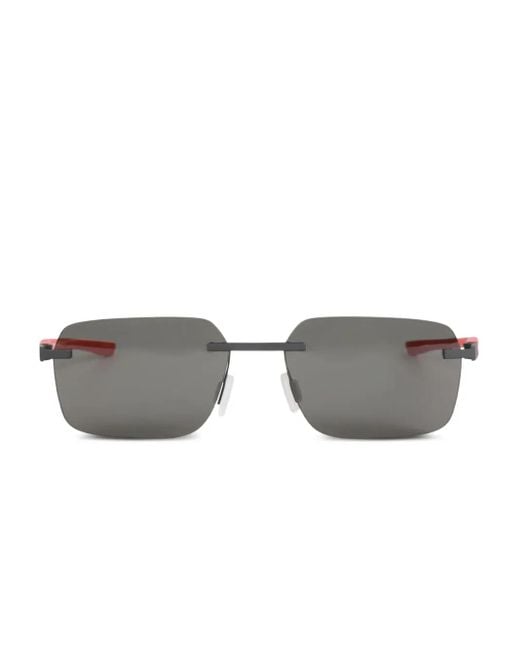 Gafas de sol con montura rectangular Tag Heuer de hombre de color Gray