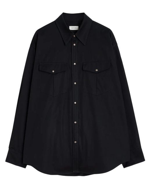 Camisa estilo western Lemaire de hombre de color Black