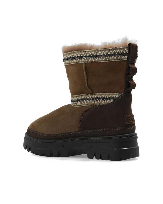 Ugg Brown 44Mm Classic Mini Trailgrazer Boots