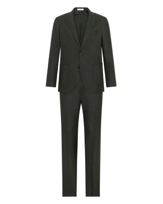 Traje con bolsillo de parche Boglioli de hombre de color Black
