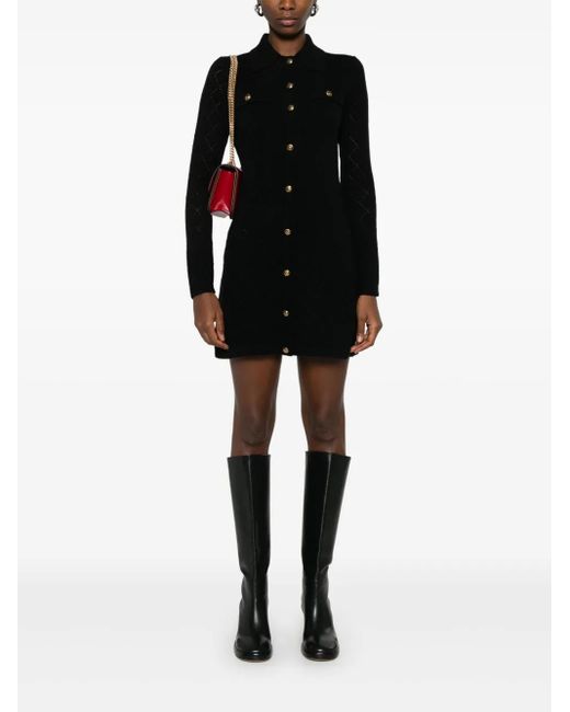 Zimmermann Black Illustration Mini Dress