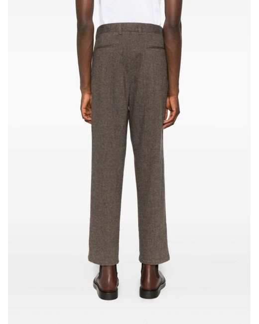 MARSĒM Straight-Leg-Hose mit Falten in Gray für Herren