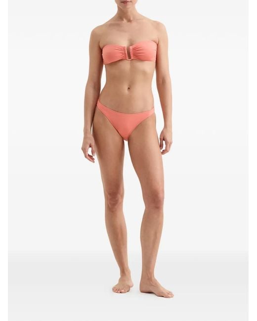 Eres Pink Fripon Low-Rise Bikini Bottoms