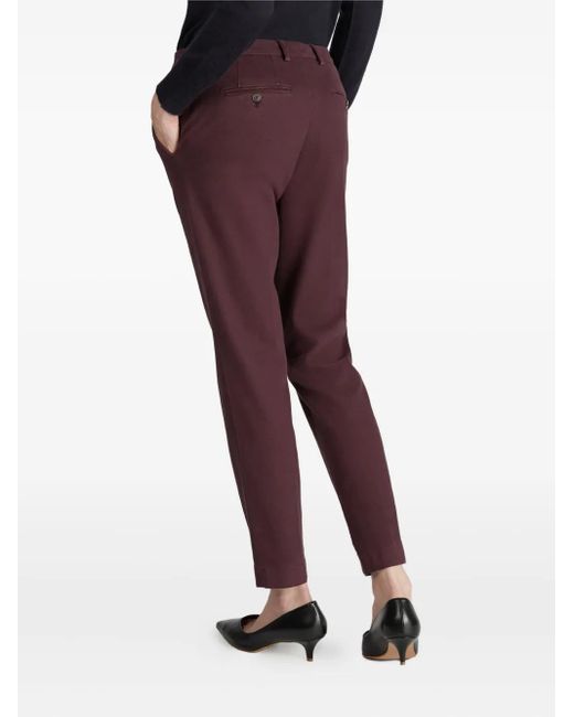 Incotex Purple Slim Trousers