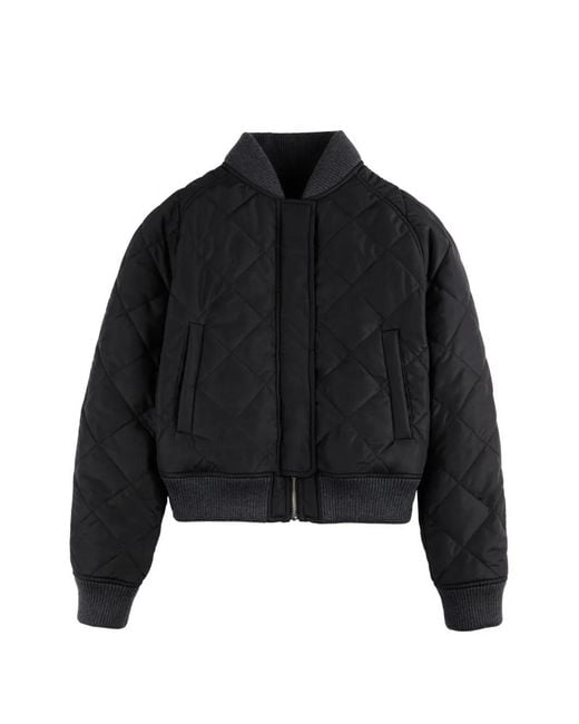 Hogan Cropped Bomberjack in het Black