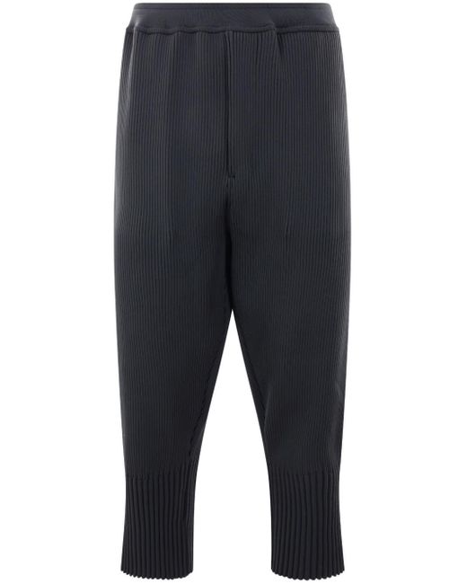 CFCL Blue Tapered Ribbed Trousers for men