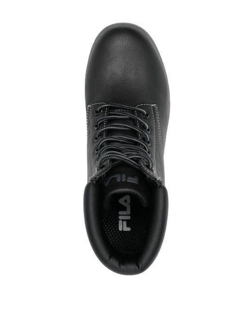Fila Black Maverick Lace-Up Boots