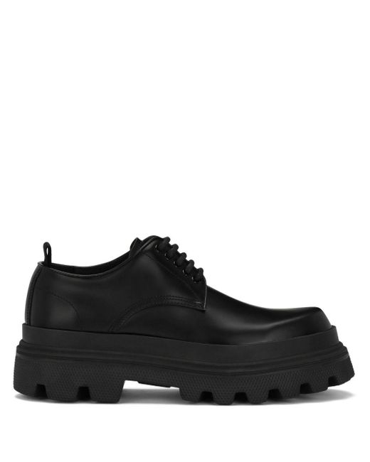 Dolce & Gabbana Derby-Schuhe mit Plateausohle in Black für Herren