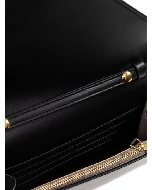 Lanvin Black Leather Cross Body Bag