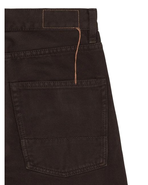 Fortela Black Five-Pocket Trousers