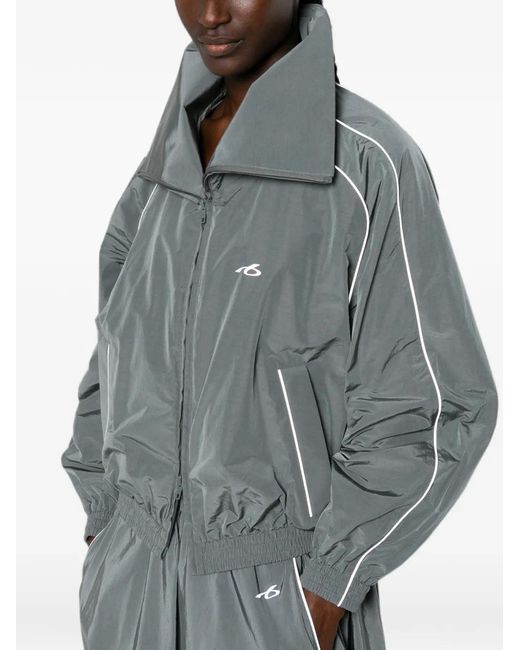 Balenciaga Gray Piped Jacket