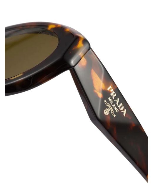 Prada Brown Symbole Cat-Eye Sunglasses