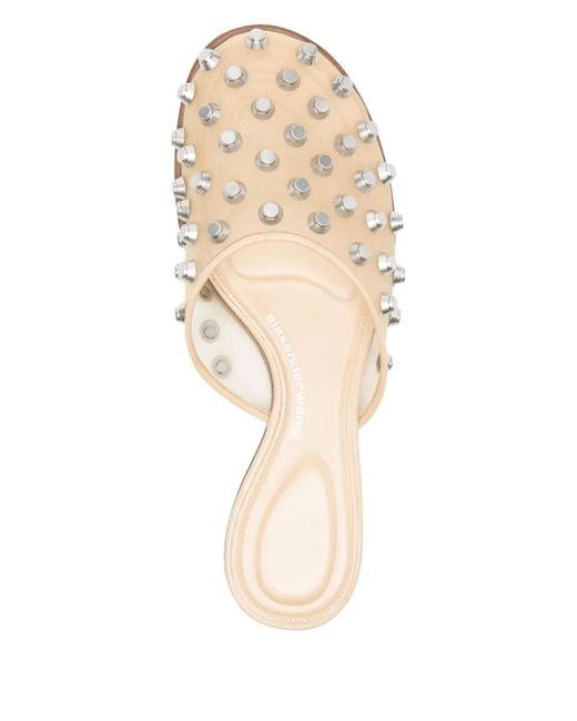 Alexander Wang White Rhodes Flat Slipper Shoes