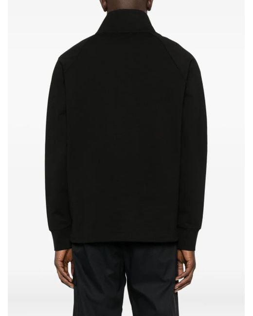 Felpa Con Mezza Zip di C P Company in Black da Uomo