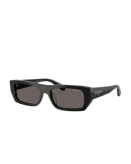 Vogue Eyewear Gray Square-Frame Sunglasses