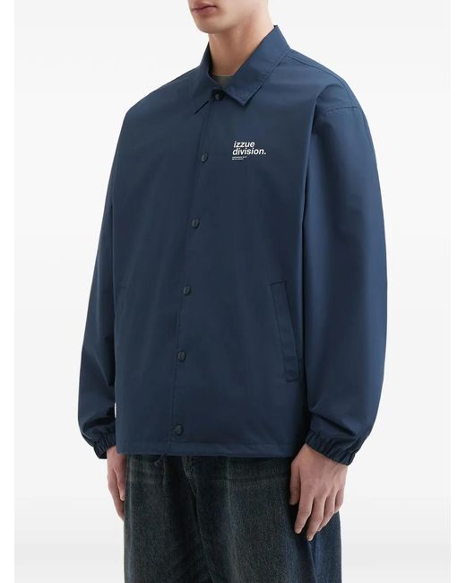 Izzue Blue Printed Jacket for men