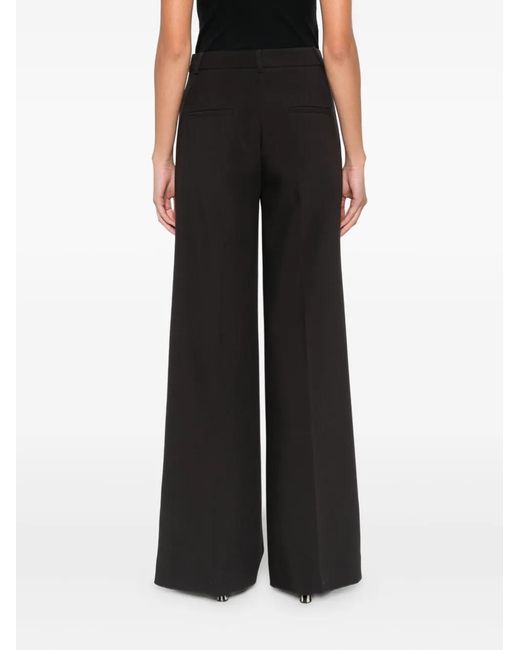 Seductive Black Welt-Pocket Trousers