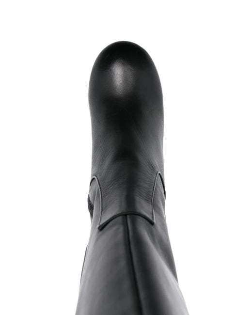 Alohas Black Joanna 115Mm Leather Boots
