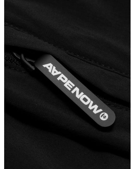 Aape By A Bathing Ape Black Logo Track Pants for men