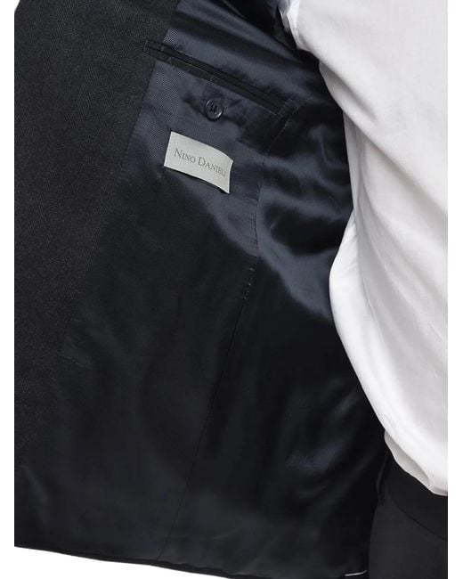 Corneliani Blue Nino Danieli Single-Breasted Blazer for men