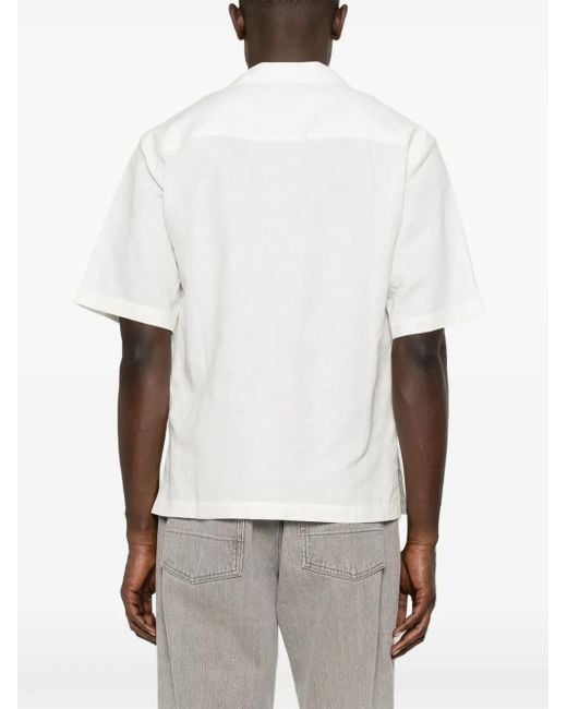 Sandro White Button-Up Shirt for men