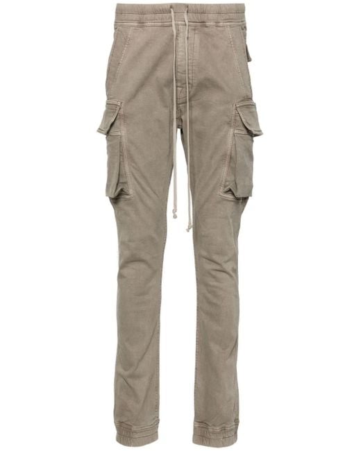 Rick Owens Natural Skinny Cargo Trousers for men