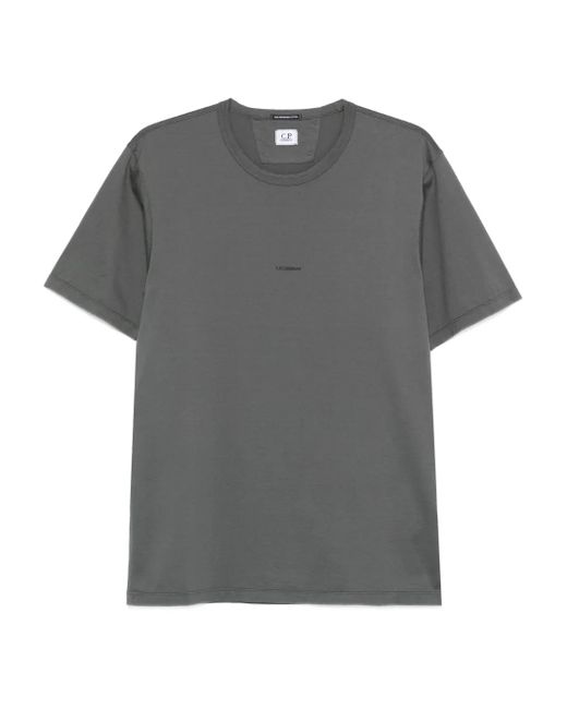 C P Company Katoenen T-Shirt Met Logoprint in het Gray voor heren
