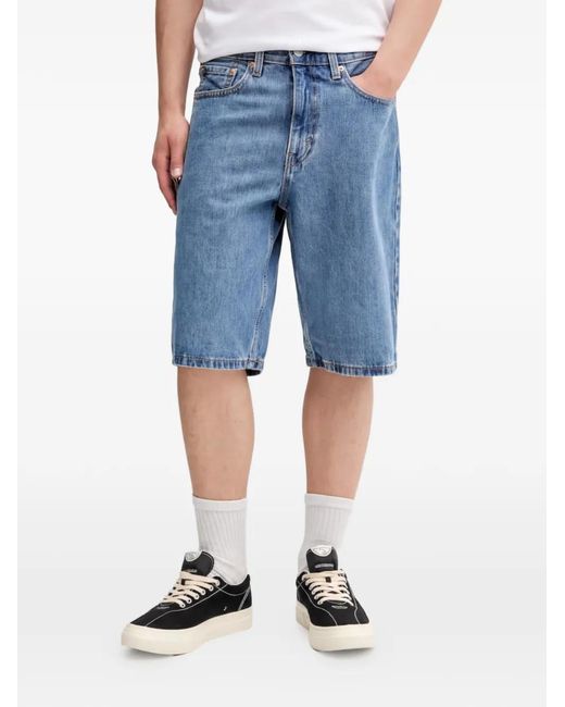 Levi's Blue Short En Jean À Coupe Cinq Poches for men