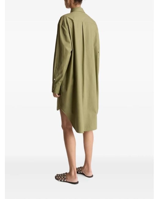 Lee Mathews Mini-Jurk Met Zak in het Green