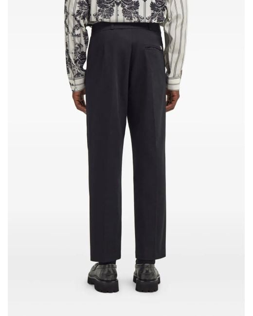 Pantaloni Plissé di Roberto Cavalli in Blue da Uomo