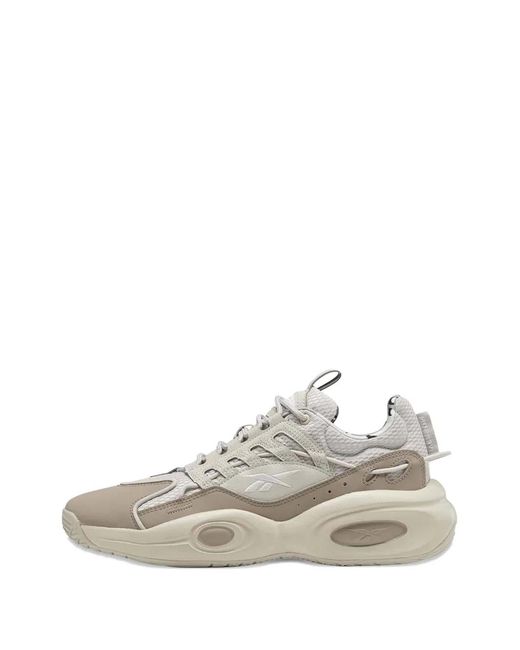 Reebok White Baskets Solution Mid À Lacets for men