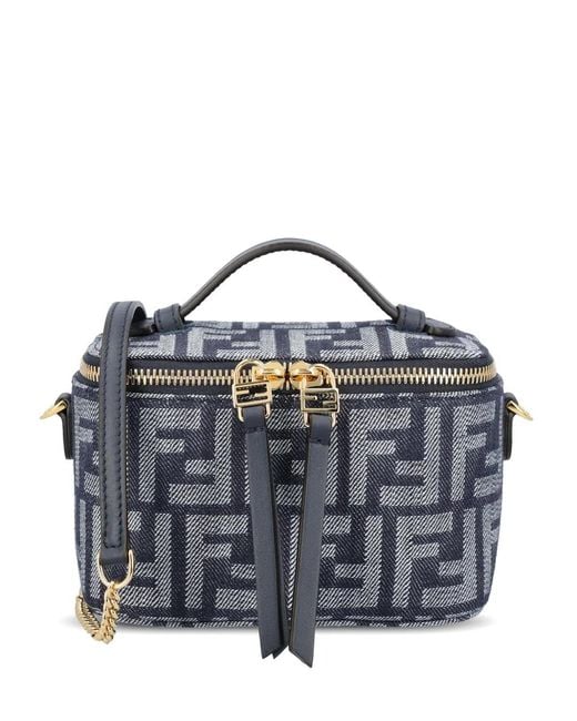 Fendi Blue Denim Vanity Case
