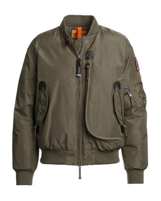 Parajumpers Bomberjack Met Zakdetail in het Green