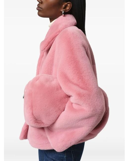 Apparis Pink Elis Collared Jacket