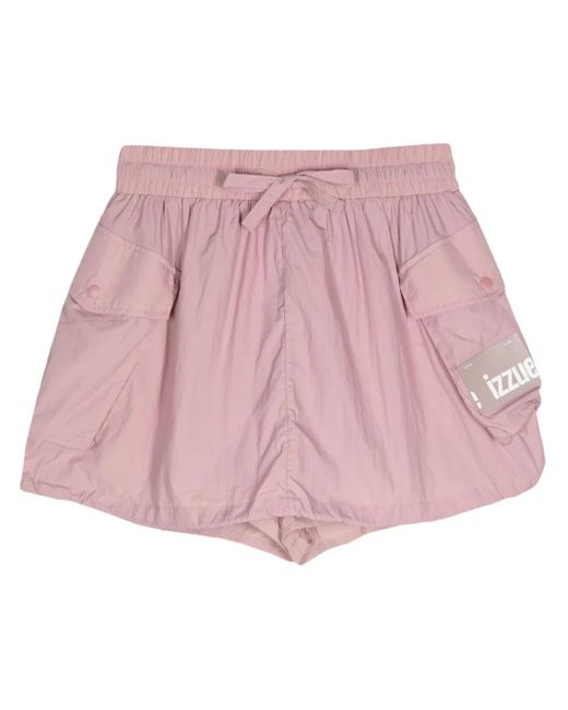 Izzue Pink Drawstring Lightweight Mini Skort