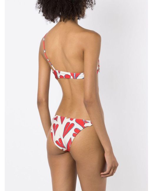 Adriana Degreas Red Bikini mit Print