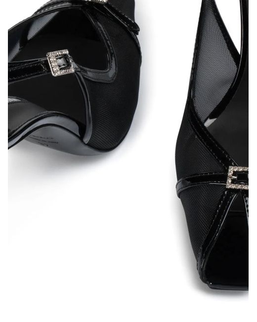 Le Silla Vittoria 100mm パンプス Black